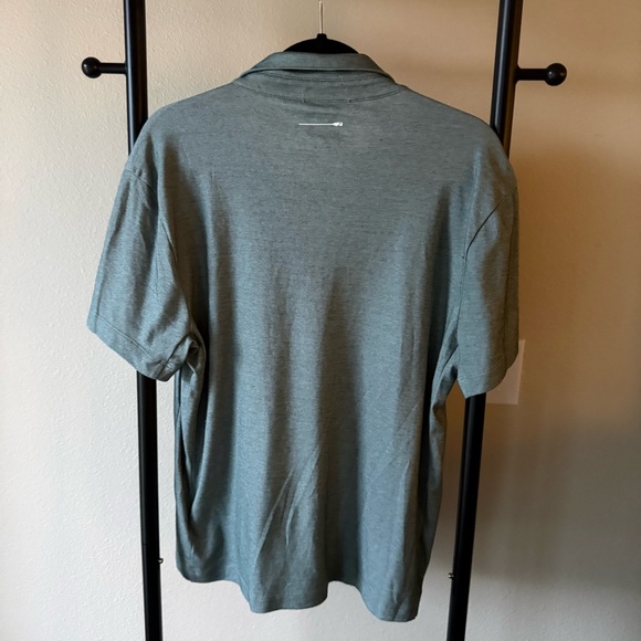 J. Crew Men's Coolmax Polo in Heathered Green spf - Picture 4 of 4